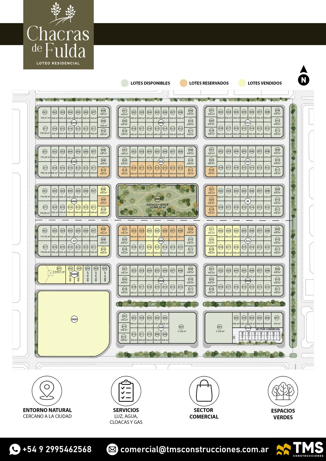 Mapa de disponibilidad
