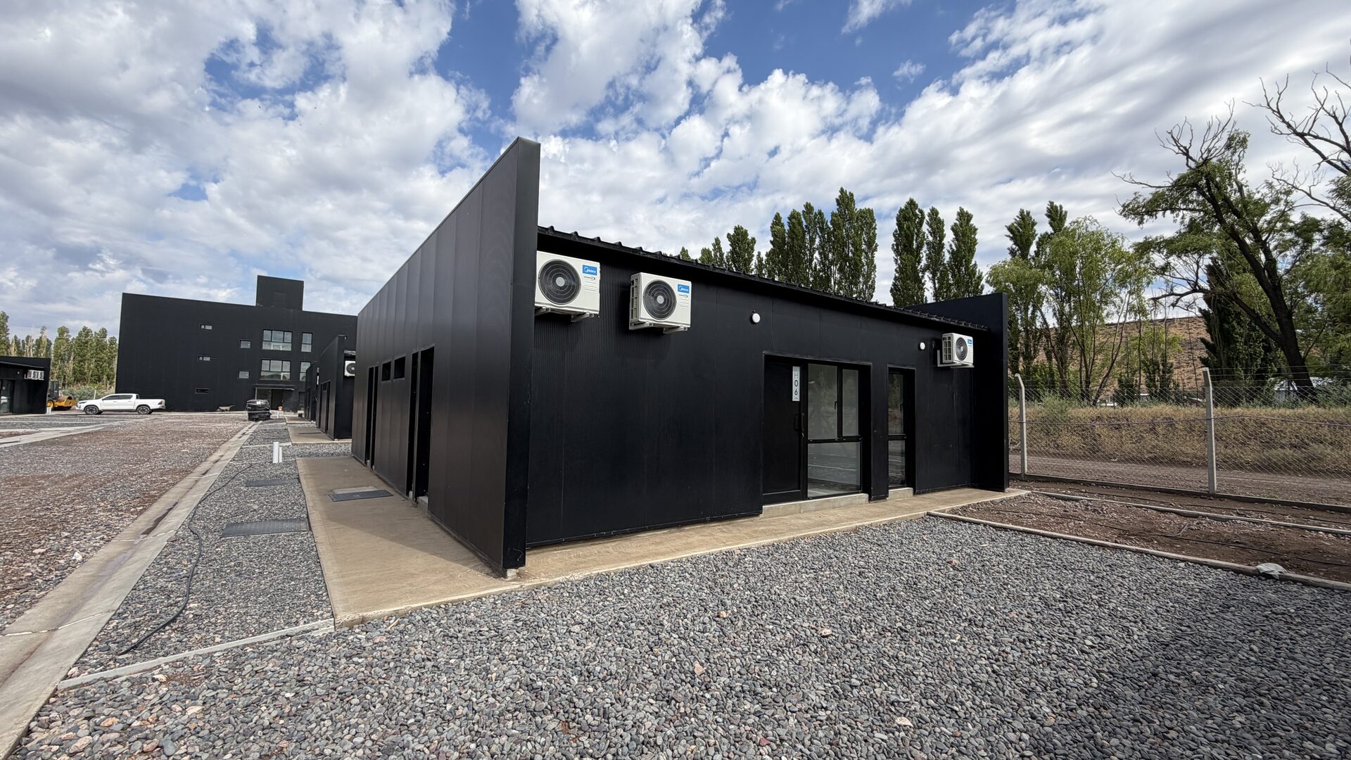 Interior de una unidad del complejo